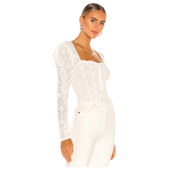 Free People Confection Top - Evening Cream - NWT - S - Picture 3 of 16